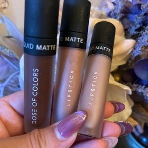 Dose of Colors Liquid Matte Lipstick Set - Deep Brown and Nude Shades